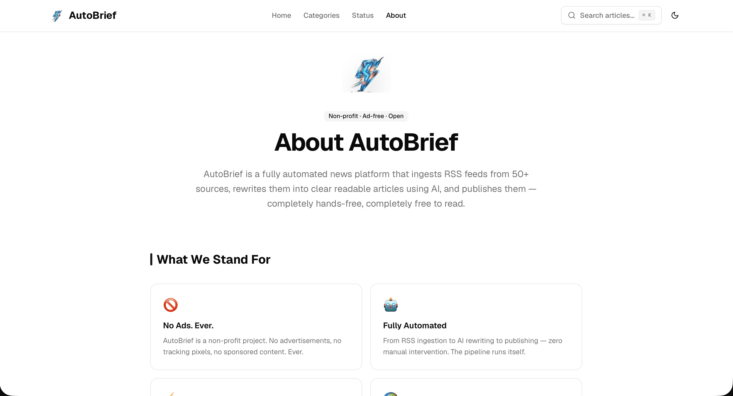 AutoBrief AI screenshot 2
